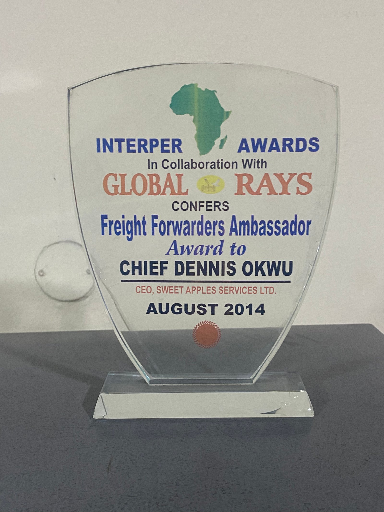 Freight Forwarders Ambassador Award