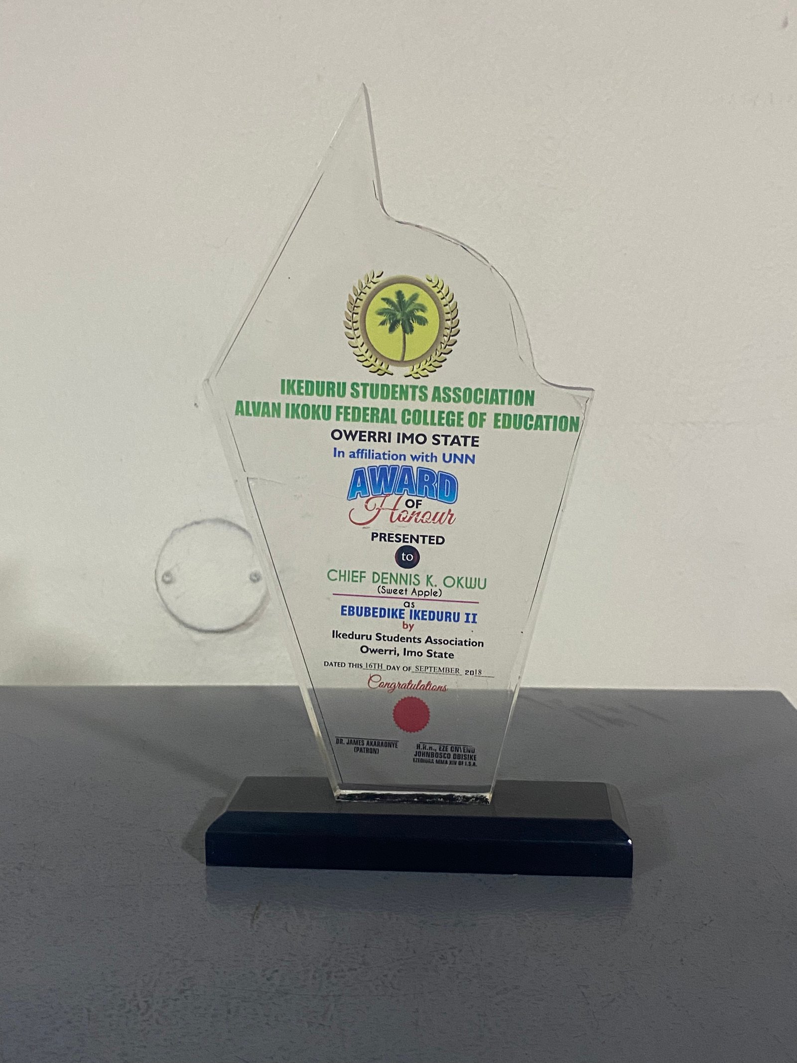 Award / Recognition